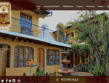 Tablet Screenshot of hotelcasadelasfuentes.com